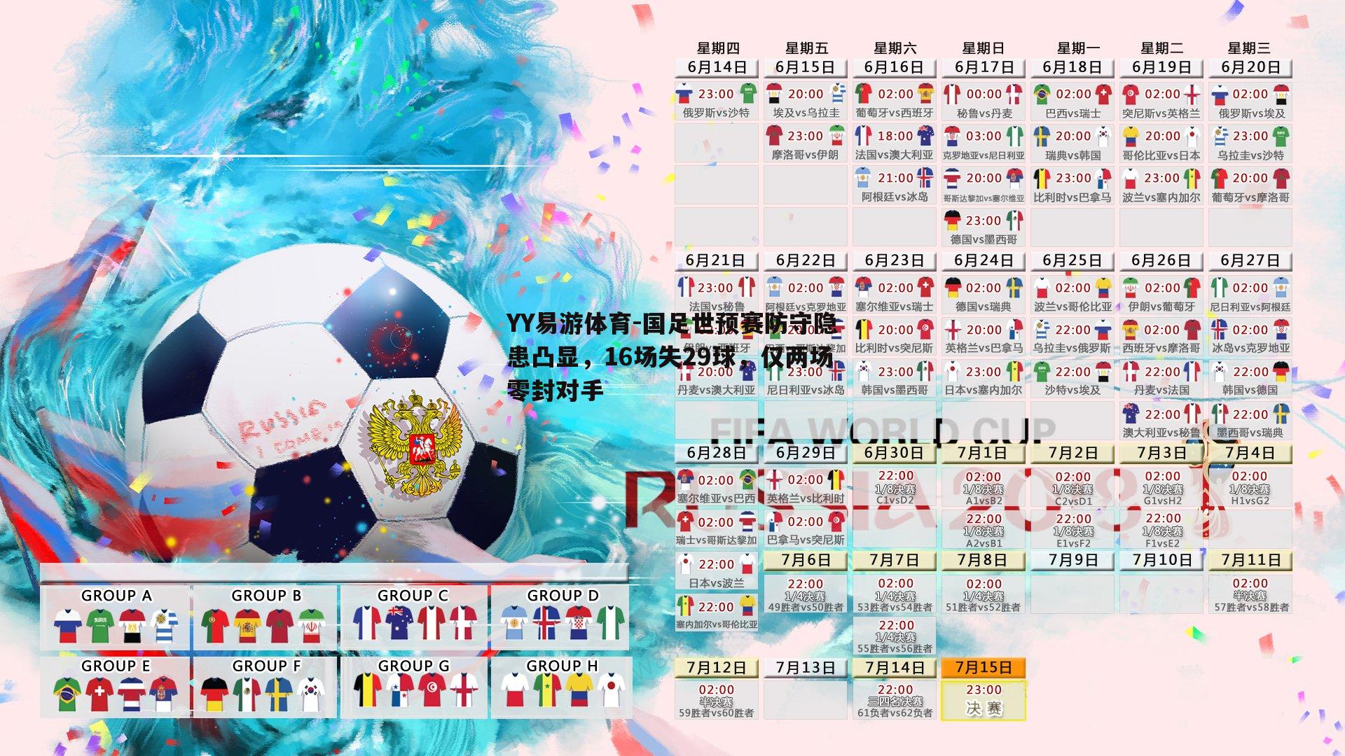 YY易游体育-国足世预赛防守隐患凸显，16场失29球，仅两场零封对手